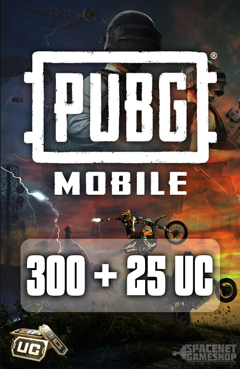 PUBG Mobile 300+25 UC [GLOBAL]